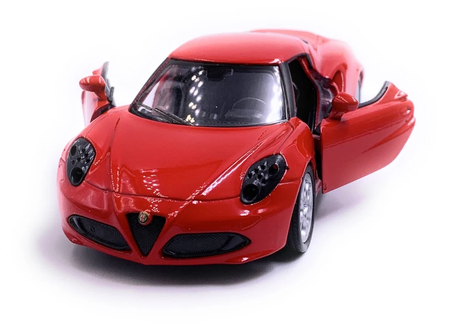 Alfa Romeo 4c Voiture Sport Maquette de Auto en Rouge Maßstab 1:3 4 (Licencé) - Photo 4/4