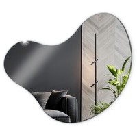 Niere Spiegel Dekoration Glas Wandspiegel Schminkspiegel 58 Cm X 57,5 Cm