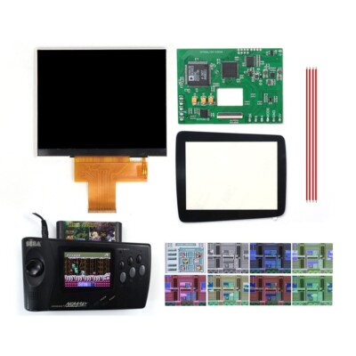 Hight Light SEGA IPS LCD 3.5'' 640x480 HD RGB PCB OSD MOD for SEGA NOMAD Console