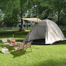 Beach Gazebo Sun Shade Camping Gazebo Polyester Roof Canopy Awning Tent