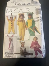 McCalls Sewing Pattern Costume Halloween NB Small Medium Toddler Precut 5620