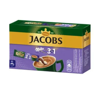 JACOBS MILKA CHOCOLATE 3 in 1 Flavor Instant Cappuccino Coffee Drink 180g