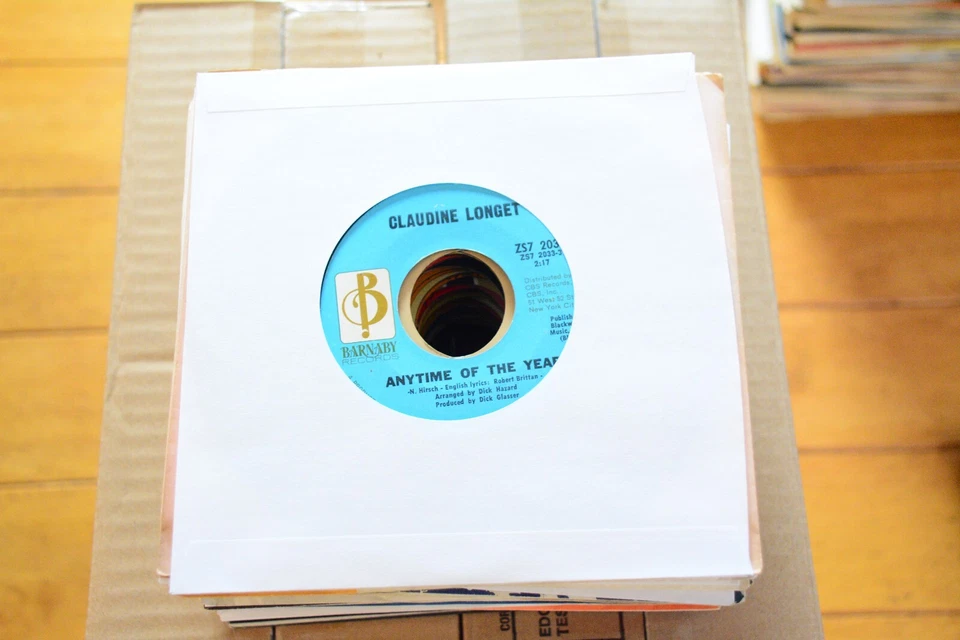 CLAUDINE LONGET "GUESS WHO I SAW IN PARIS" 45RPM 7" VINYL EXC [C4-97] - Image 2 of 4