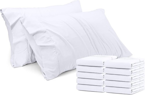 Microfiber Pillow Case Standard Pack of 30 Ultra Soft Pillowcover 20"x30" Pillow