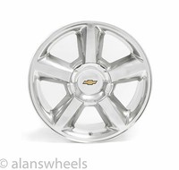 Chevy Silverado Tahoe Suburban Ltz 20 Polished Factory Replica Wheel Rim Chevy Silverado Tahoe Suburban Ltz 20 Polished Factory Replica Wheel Rim