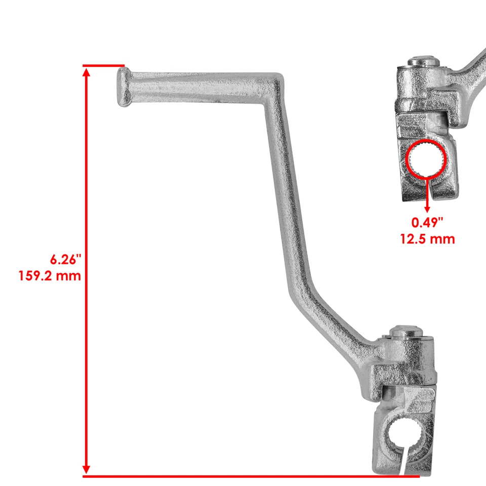 Caltric Kick Start Starter Lever Pedal For Suzuki RM85L 2003-2009 2012 2015 - Image 2 of 4
