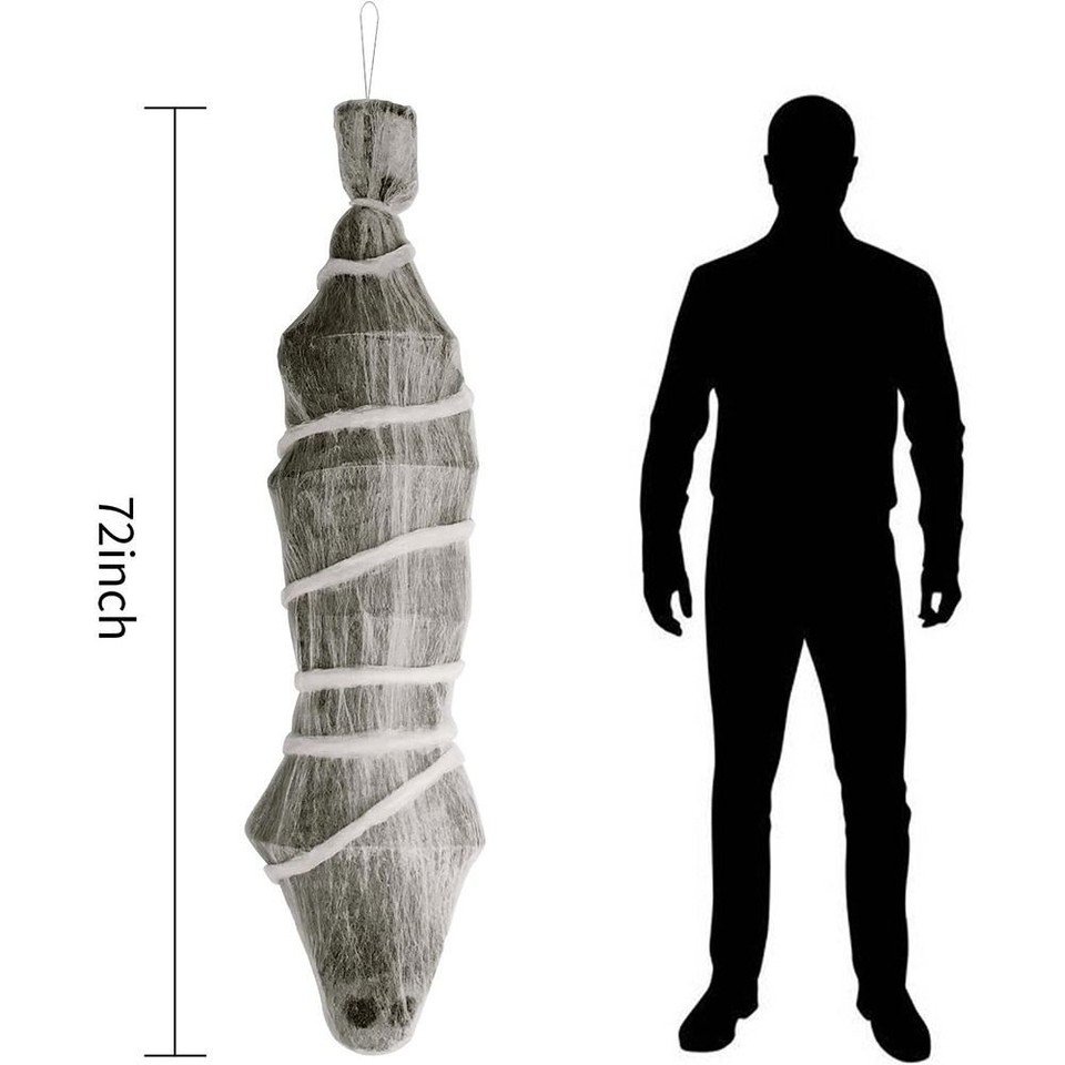 72inch Halloween Corpse Props Fake Horror Body Bag Halloween eBay