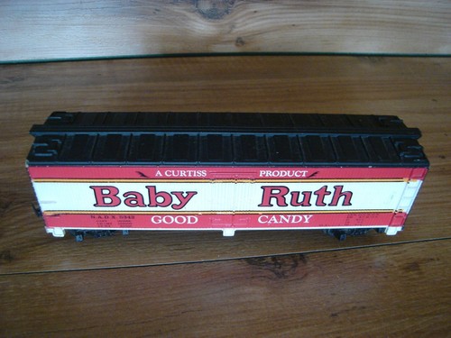 TYCO HO Scale Baby Ruth Candy Billboard Reefer Boxcar NADX #5342 - Picture 5 of 8