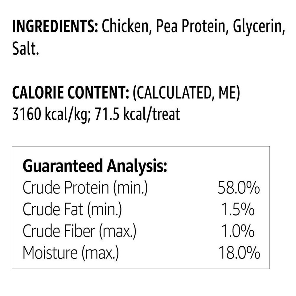 Amazon Brand Solimo Chicken Jerky Dog Treats, 2 pounds (Packaging May