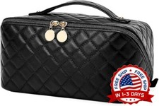 Bolsa de cosm ticos de viaje de medio capacidad, bolsa de maquillaje port til.
