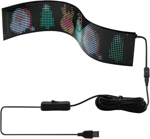 Programmable LED Scrolling Sign - Full Color Display Board with Bluetooth APP Co