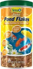 Pond Flakes Complete Nutrition for Smaller Pond Fish, Goldfish and Koi Fish, 6.3