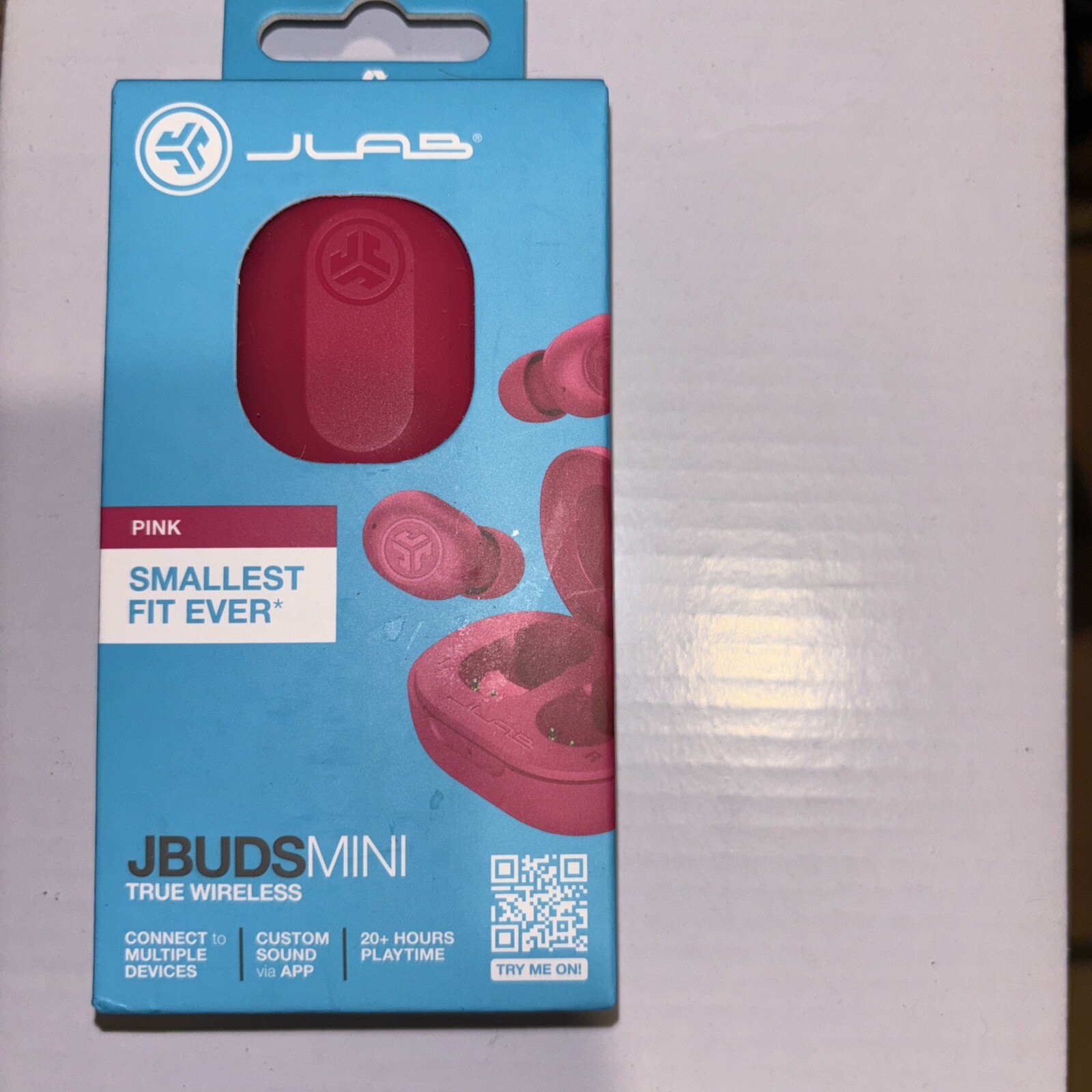 JLab PINK JBuds Mini Wireless Earbuds FREE MYSTERY CACTUS PLANT*FOR