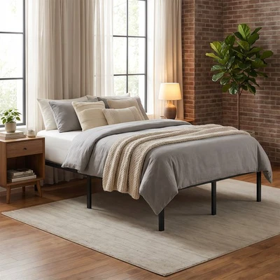 Einzelbett/Doppelbett Bettgestell+Matratze geräuscharm 90/140 x 200cm Gästebett - Bild 1 von 4