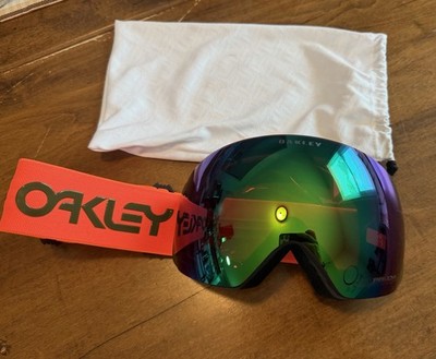 BNIB Oakley Flight Deck XL Prizm Mirrored Ski Goggles Prizm Jade