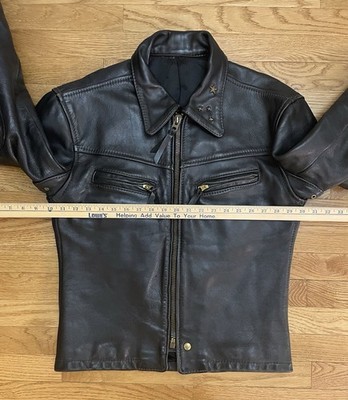 Langlitz Leathers Timberline Jacket Leather Scare Crow Men's 40