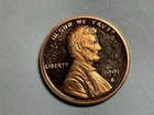 1991 S Lincoln Cent Gem Proof #1