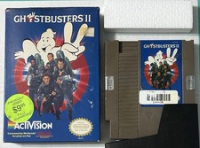 Ghostbusters II (Nintendo Entertainment System NES, 1990) Box & Game, Styrofoam