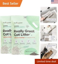 Tuft  Paw Really Great Cat Litter - Eco-Friendly Tofu, 2-Pack, 19 lbs