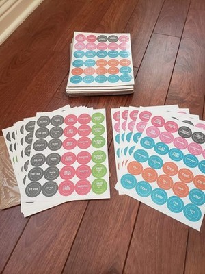 Young Living Business Builder rank stickers - 108 sheets