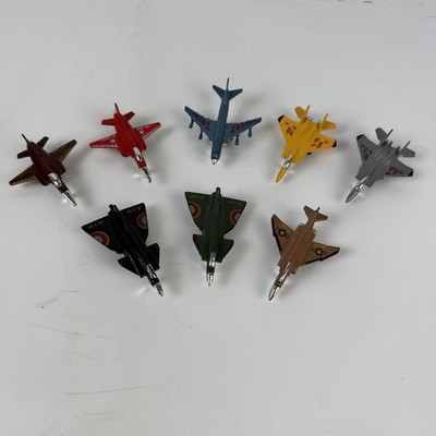 Die Cast Airplane Lot Jets & Commercial 747 Phantom F-15 F-4 F-20 Mini Fighters