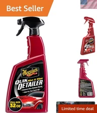 Quick Detailer Mist & Wipe - pH-Neutral Car Spray, 32oz for Scratch-Free Shine