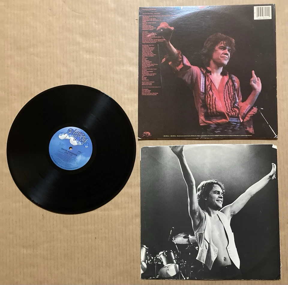 New York Dolls DAVID JOHANSEN Live It up 11 Rare LIVE TRX 1982 VINYL LP Record - Image 2 of 2