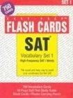 SAT VOCABULARY, SET 1: WITH 750 FLASHCARDS & STUDY BOOK By Easy-prep Flash Cards
