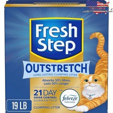 Clumping Cat Litter 21 Day Odor Control Febreze Freshness 50 More Absorption US