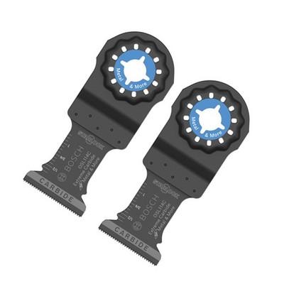 Bosch 2 Pack of 1-1/4 Inch Starlock Multi-Tool Carbide Cut Blades - OSL114C-2