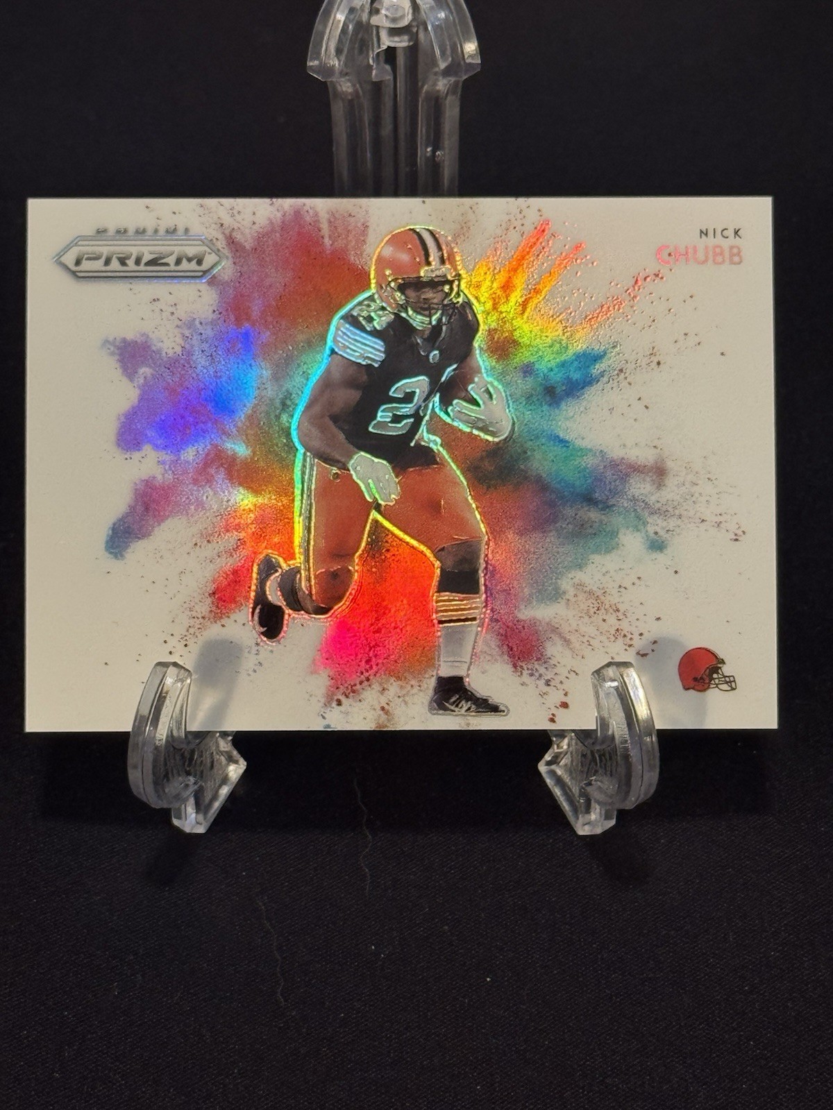2021 Panini Prizm - Color Blast Nick Chubb #CB-7