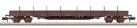 Minitrix 18526 Niederbordwagen Mit Rungen Res, Sncb, Gealtert, Ep.Vi Spur N, Neu