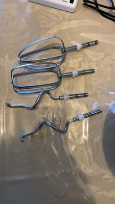 Vintage Set SUNBEAM MIXMASTER BEATERS DOUGH HOOKS For 01401 2356 2358 2359 2360