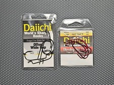 Daiichi 3/0 Offset Wide Gap/Fat Gap Serie Jdm Schneckenhaken Set💯