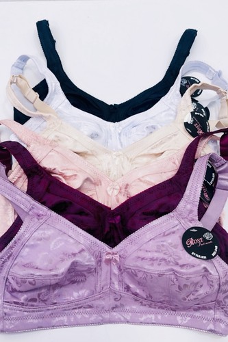6er-Pack Comfort Style Damen Vollschale ohne Bügel Softcups kabellos 34B Satin Set - Bild 15 von 16