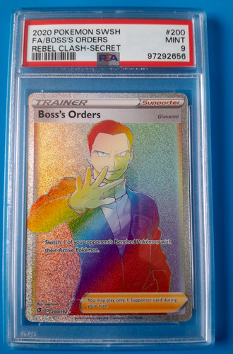 Boss's Orders graded PSA 9 for sale on eBay