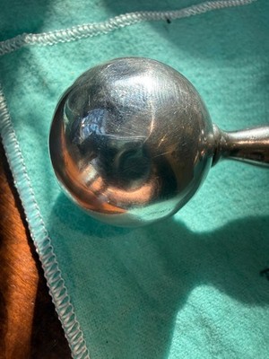 Tiffany & Co Sterling Silver 925 Baby Rattle – Classic Barbell