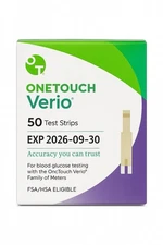 OneTouch Verio 50 Test Strips – Sealed – Exp. 09/2026 – New in Box – Ships Fast