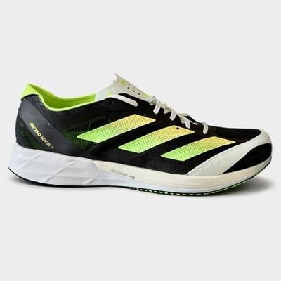 Adidas Adizero Adios 7 Herren EU 45 1/3 Schwarz Grün NEU OVP Running GY8409