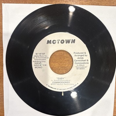 Commodores   EASY  White Label Motown