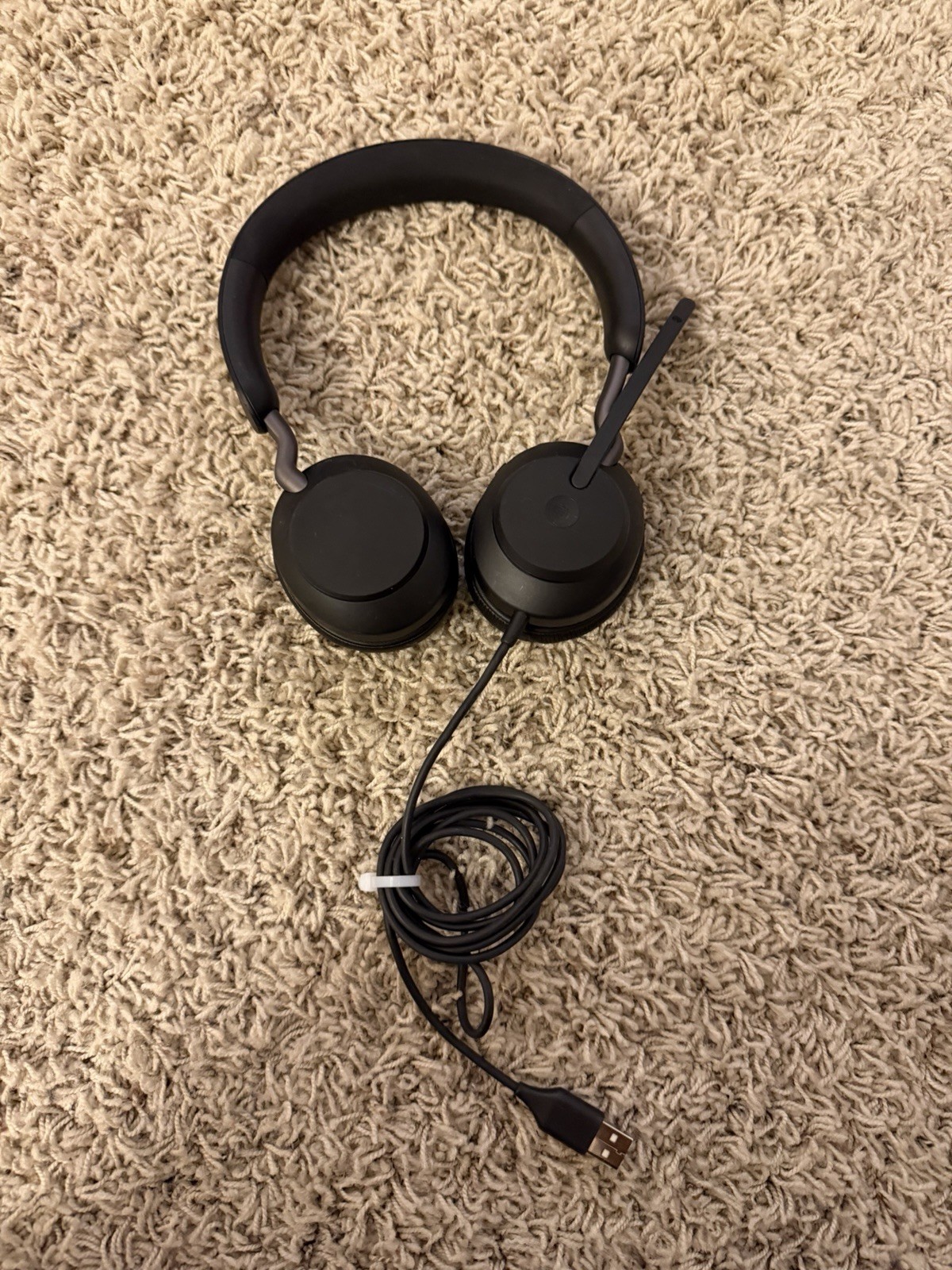 Jabra Evolve2 40 Wired Headphones USB Black (HSC130) With Fast Shipping