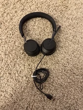 Jabra Evolve2 40 Wired Headphones USB Black (HSC130) With Fast Shipping