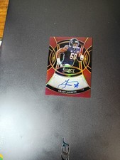 2025 Panini Select - Signatures Grady Jarrett #SP-GJT Silver Prizm (AU) 46/75