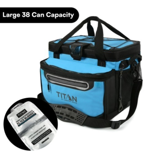 With Ice Blanket, New, Bright Blue