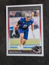 2024 Score Bralen Trice Rookie #338 (RC) Atlanta Falcons Football Card. rookie card picture