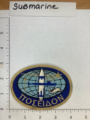 VINTAGE  US NAVY POSEIDON MISSILE  PATCH