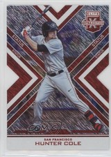2016 Panini Elite Extra Edition Status Red Die-Cut 89/99 Hunter Cole #141 0g4