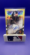 2021 Topps Chrome Ben Baller Joey Bart Auto Gold Refractor /50