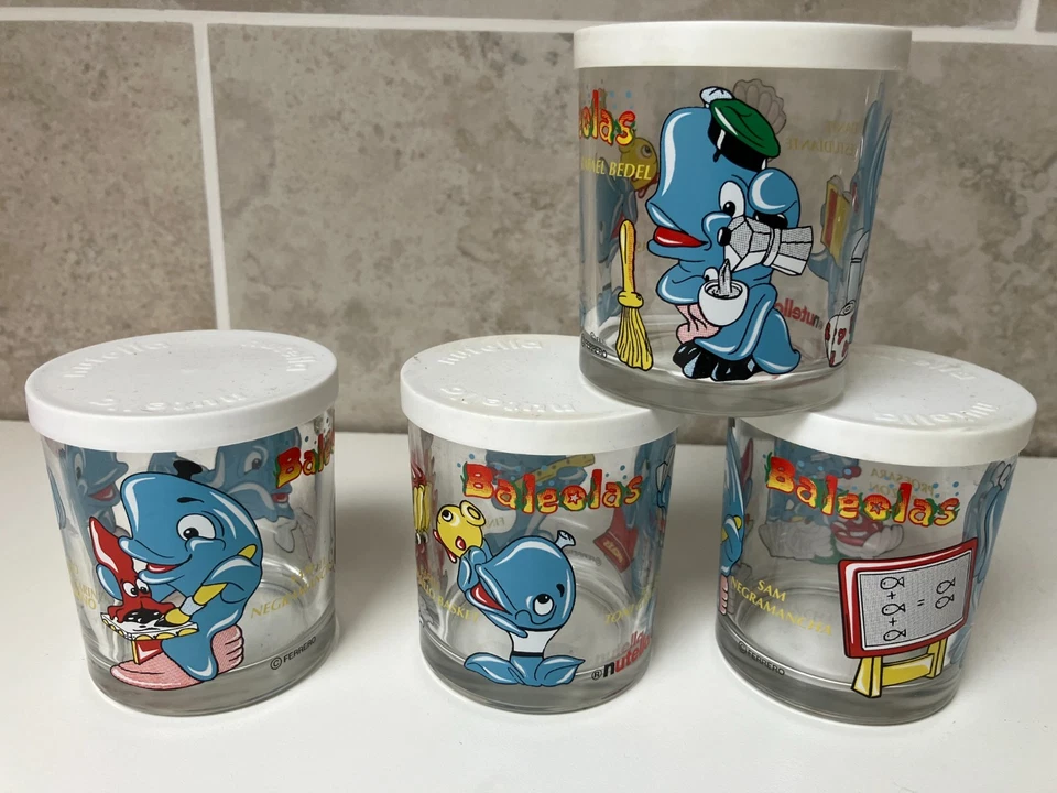 Nutella - vieux verres illustrés - 1991 - 2008 - TTBE - 2 - Photo 3/4