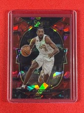 2022-23 Panini Select Evan Mobley #44 Concourse Red Cracked Ice Prizm